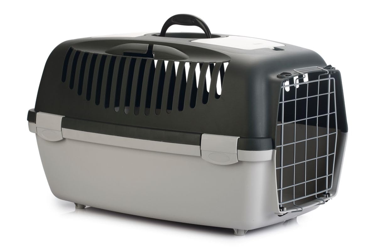 Stefanplast 4-97373 Gulliver 3, Metalltür, 40 x 38 x 61 cm, Dunkelgrau und Hellgrau