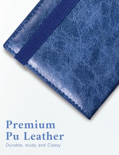 Image of Zreal Checkbook Cover for Men & Women, Premium Vegan Leather Checkbook Holder for Top & Side Tear Duplicate Checks with RFID Blocking (Distressed Blue)