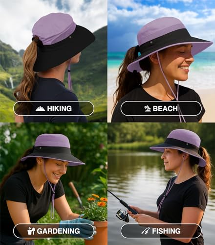 Image of GearTOP Safari Hat for Men Sun Hats for Women UV Protection UPF 50+ Fishing, Gardening, Hiking Hat (22-23 1 /2 inch)