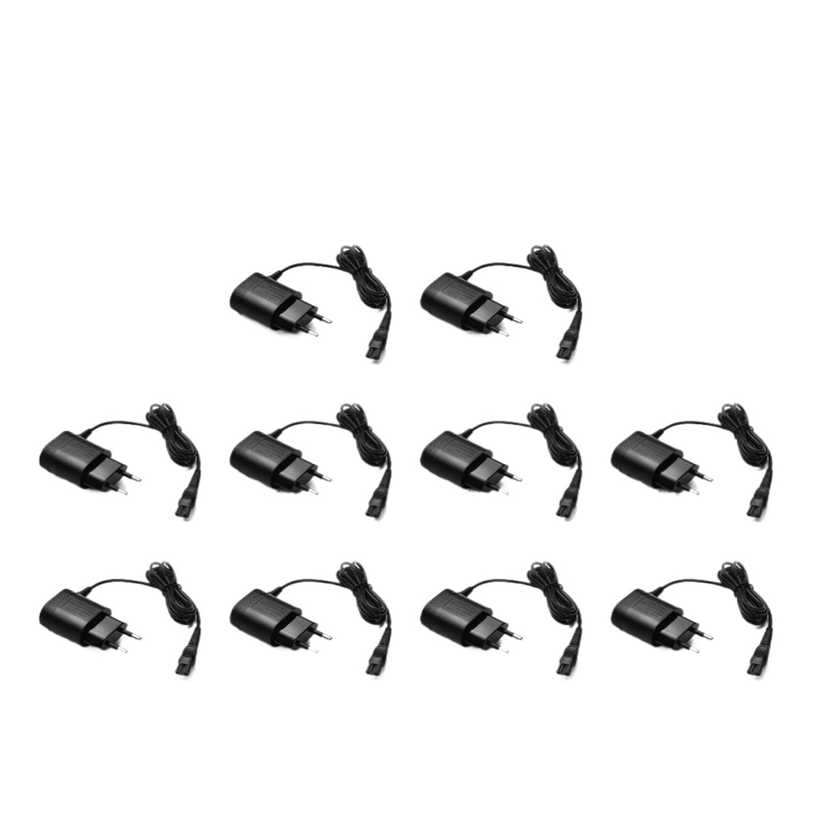 Adattatore For Rasoio Con Spina CA Da 15 V UE, Caricabatteria For Utensili Domestici, Compatibile Con Philips, Adattatore For Rasoio HQ8505 HQ6070/6075/6095(10 PCS)