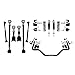 Detroit Speed 041617-DDS Rear Speed Kit 3 - Double Adjustable Shocks - Stock Axle