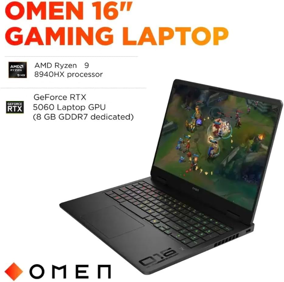 Amazon.co.jp: HP OMEN AI ゲーミングノートパソコン 16インチ 144Hz
