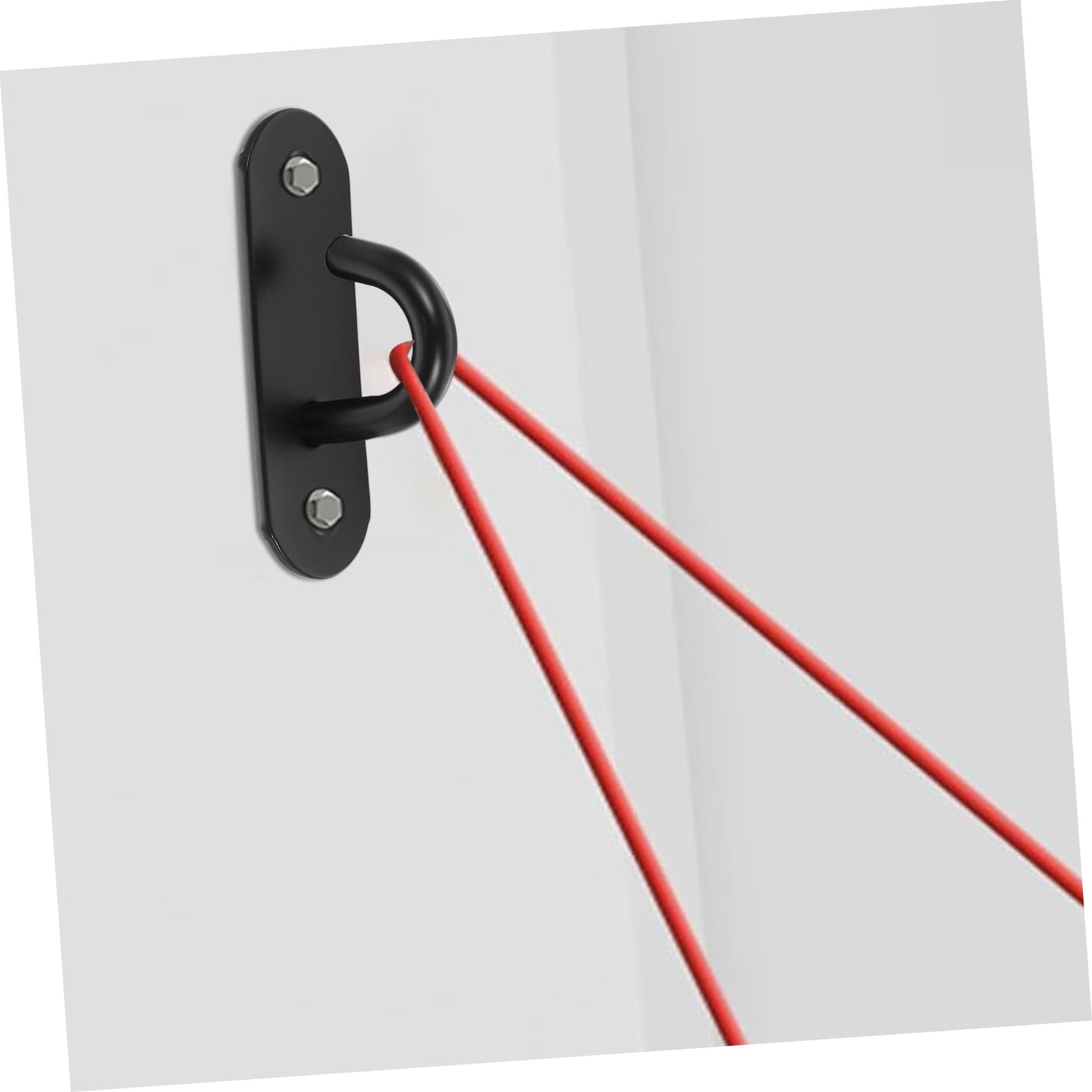 TOYANDONA 6piezas Anclaje De Pared para Bandas De Resistencia De Acero Inoxidable Soporte para Correa De Yoga para Ejercicios Casa o Gimnasio