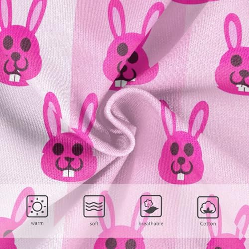 Cotton Toddler Underwear Floral Stripe Pink Rabbit Animal Panties Little Girl Bright Undies Kids Briefs 2t3