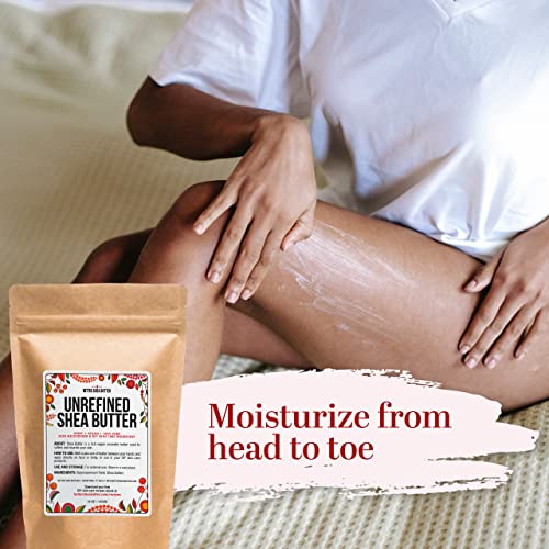 Better Shea Butter Raw Shea Butter | African, Unrefined, 100% Pure | Skin Moisturizer | For Face, Body, Hair And For Soap Making Base And Diy Whipped Lotion, Oil And Lip Balm | 8 Oz Block #TOP2