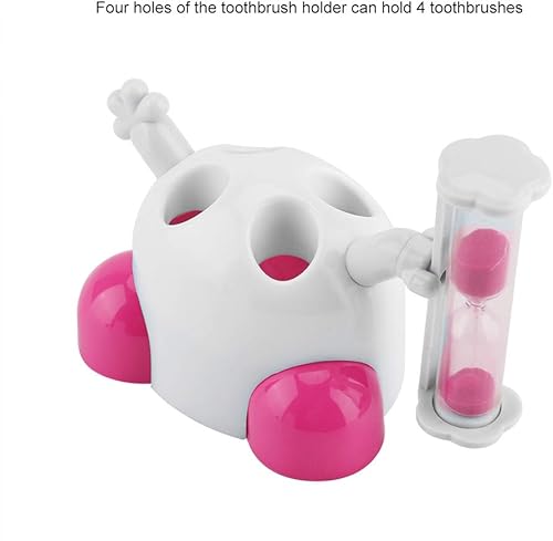 Miniatura 5 de Temporizadores de cepillado de dientes para niños y adolescentes, reloj de arena dental de 3 minutos para niños, soporte para cepillo de dientes con