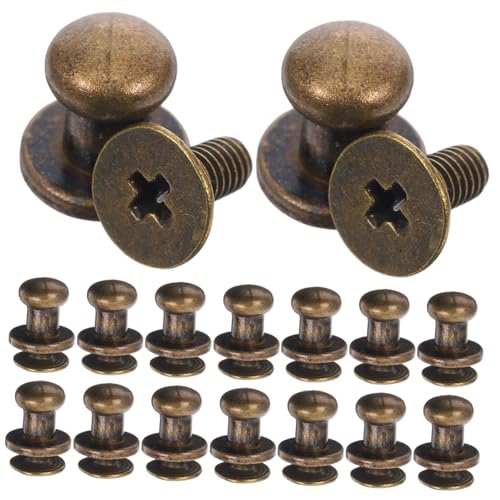 LIFKOME 20セット 古色ミニプルハンドル 小型家具用引き出し取っ手 ネジ付き アンティーク調装飾的キャビネットノブ ドールハウスや ボック