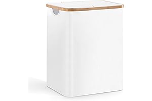 TECHMILLY Small Laundry Hamper with Lid - 66L