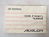 1996 Toyota Avalon Owners Manual