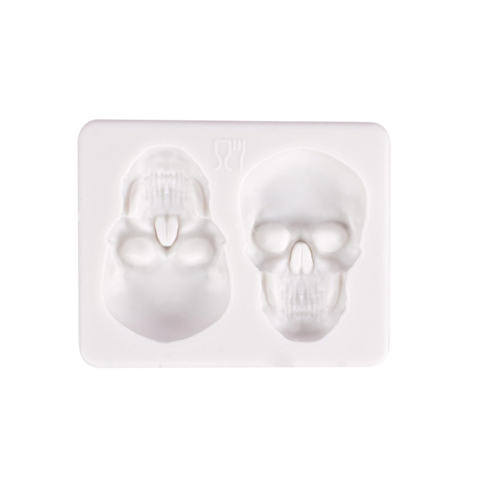 Elnwnnkc Halloween Skull Silicone Mold 3D Fondant Chocolate Cake Dessert Kitchen Baking Supplies Halloween Skull Mold Food Grade Silicone Family Baking Tool Kitchen Supplies