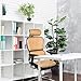 hjh OFFICE 652261 Luxus Chefsessel ERGOHUMAN Leder Beige hochwertiger Bürodrehstuhl mit Vollausstattung,...
