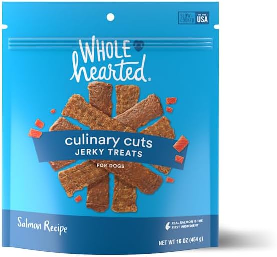 WholeHearted by Petco Culinary Cuts Salmon Recipe Jerky Dog Treats 16 oz.