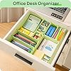 Vtopmart 25 PCS Plastic Drawer Organizers Set, 4-Size Versatile Bathroom and Vanity Drawer Organizer Trays, Storage Bins for Makeup, Bedroom, Kitchen Gadgets Utensils and Office #5