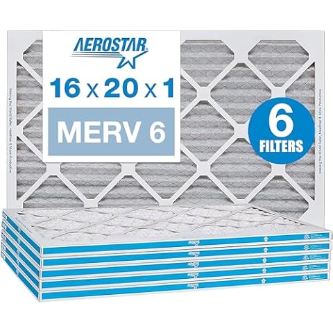 Aerostar 16x20x1 MERV 6 Filter Cover