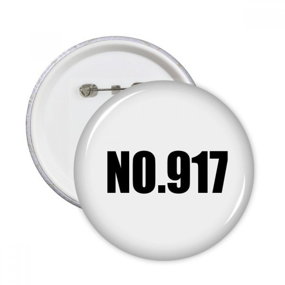 Idée cadeau originale avec le badge Lucky Number No.917 M