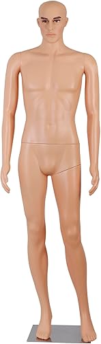 Miniatura 9 de Maniquí de cuerpo completo femenino de 69 pulgadas modelo con torso ajustable, maniquí de soporte desmontable para tiendas de ropa al por menor,