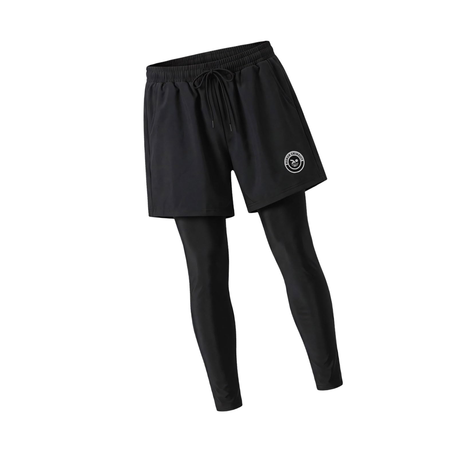 Pantaloncini da spiaggia da uomo, stile contemporaneo, ad asciugatura rapida, con laccio regolabile per snorkeling, navigazione e relax, costume da bagno