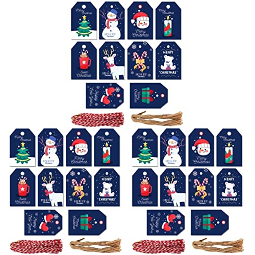 Étiquettes à suspendre papier de Noël Mobestech pour sublimer vos paquets cadeaux festifs