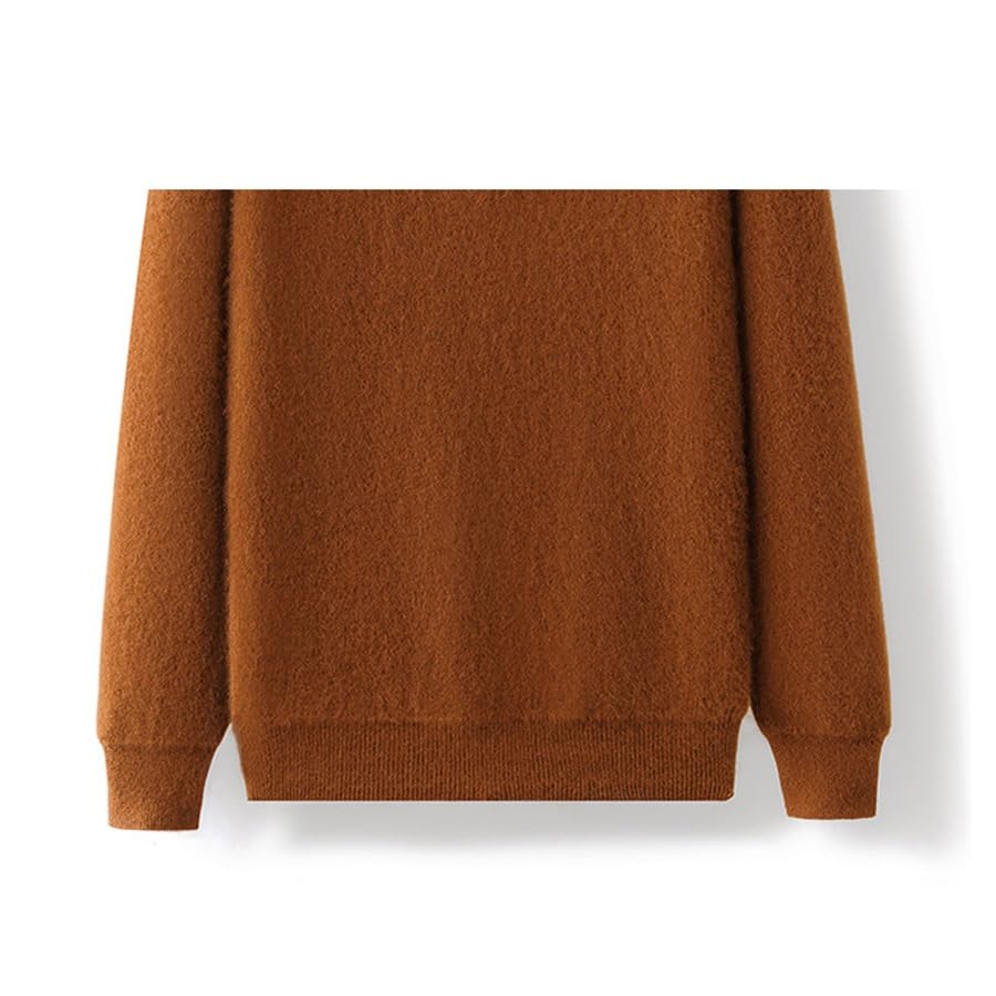 Cashmere Sweater Men's Thickened Long Sleeve Half-Zipper Pullover Business Casual Knitted Sweater4