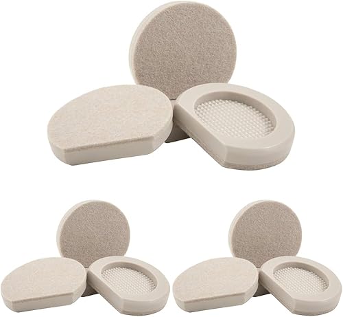 Super Sliders 4703595N Almohadilla deslizante de 3 pulgadas para mover electrodomésticos pesados sin esfuerzo, 3 pulgadas, beige (paquete de 3)