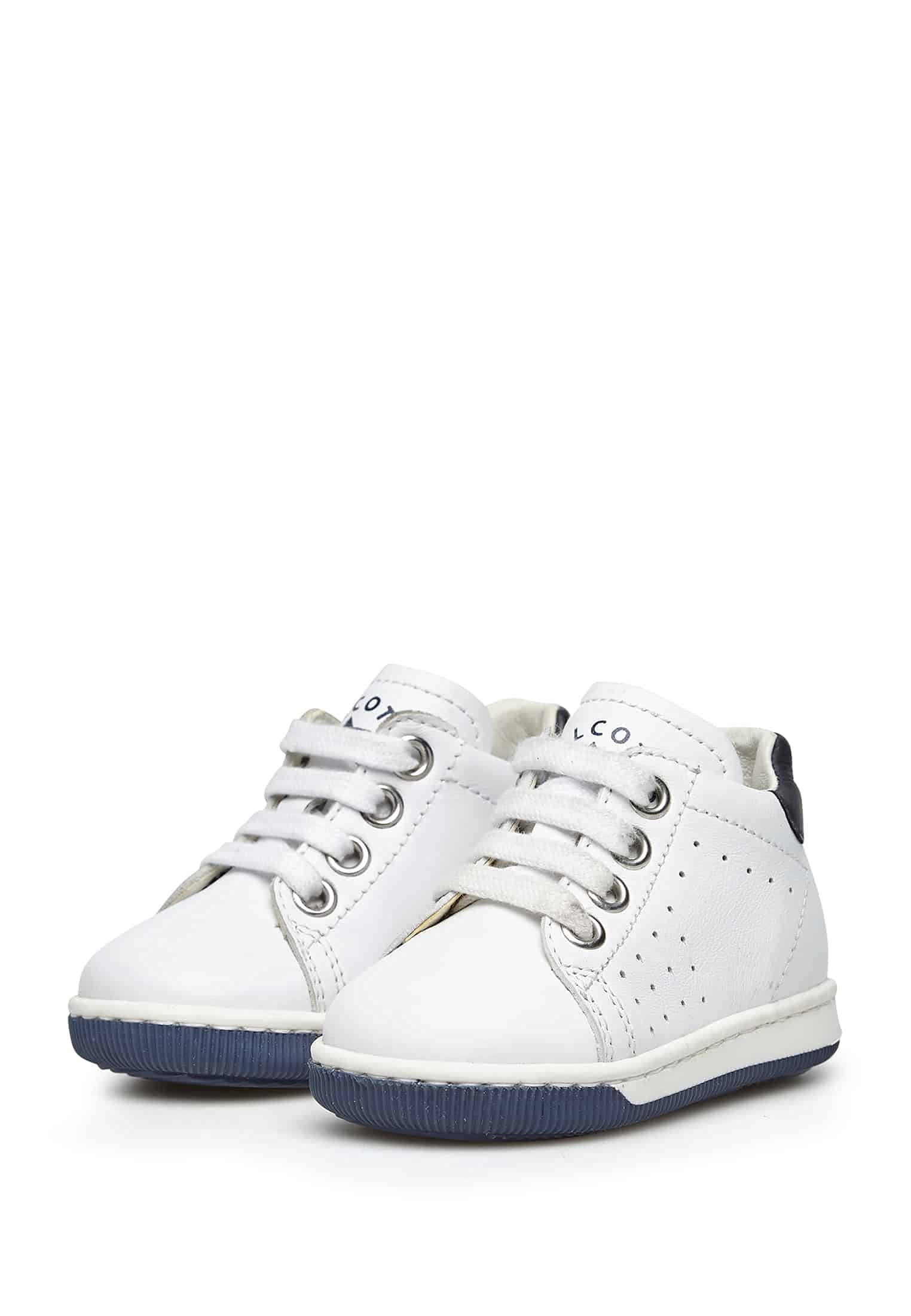 Falcotto Sneakers Stringate in Pelle Bicolore