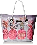 Rip Curl Bolsa de praia feminina com estampa de abacaxi Paradise, Rosa choque, tamanho nico