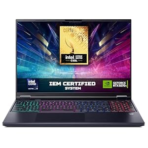 Acer Predator Helios Neo 16 AI PHN16-73 Gaming Laptop - Intel Core Ultra 9 275HX, 16GB, 1TB Gen4 SSD, NVIDIA GeForce RTX 5070Ti, 16" WQXGA 240Hz, Windows 11, Black