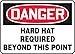 HARD HAT REQUIRED BEYOND THIS POINT (3 Pack)