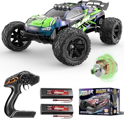Image of DSSA Super,Fast Remote Control Car Trucks,45+KM /H RC Off-Road Electric Truck, Includes 2 Rechargeable 2600mAh Batteries, Rc Cars for Adults & Boys