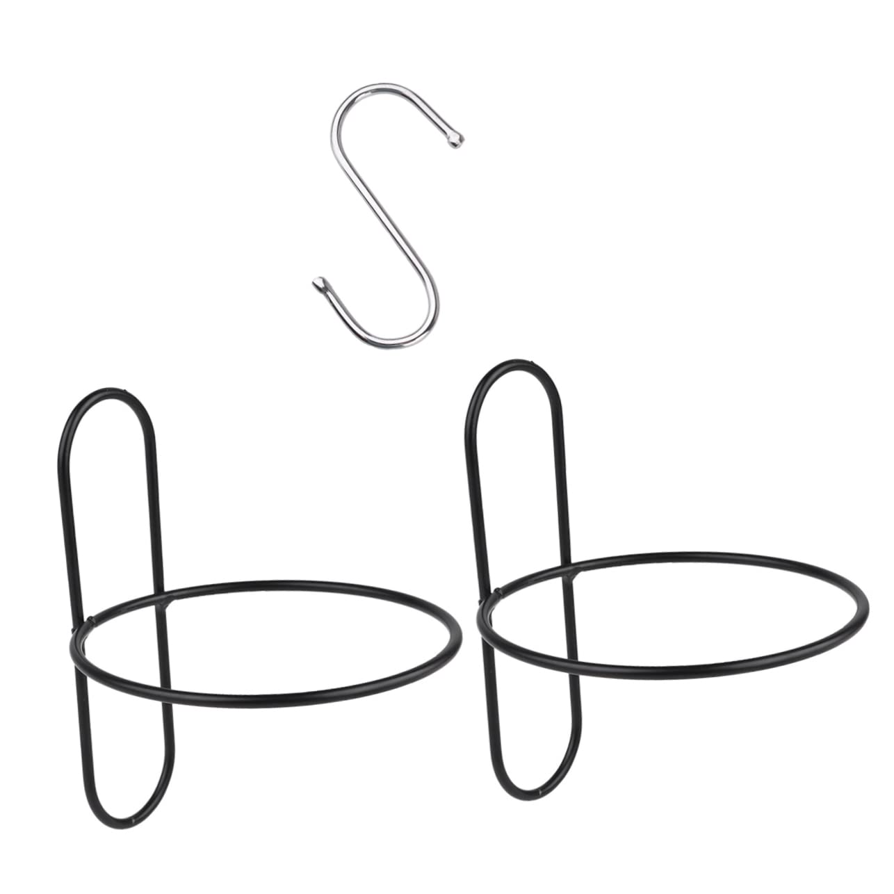 Amazon.co.jp: GANAZONO 1セット壁掛けアイアンフラワーポットラック