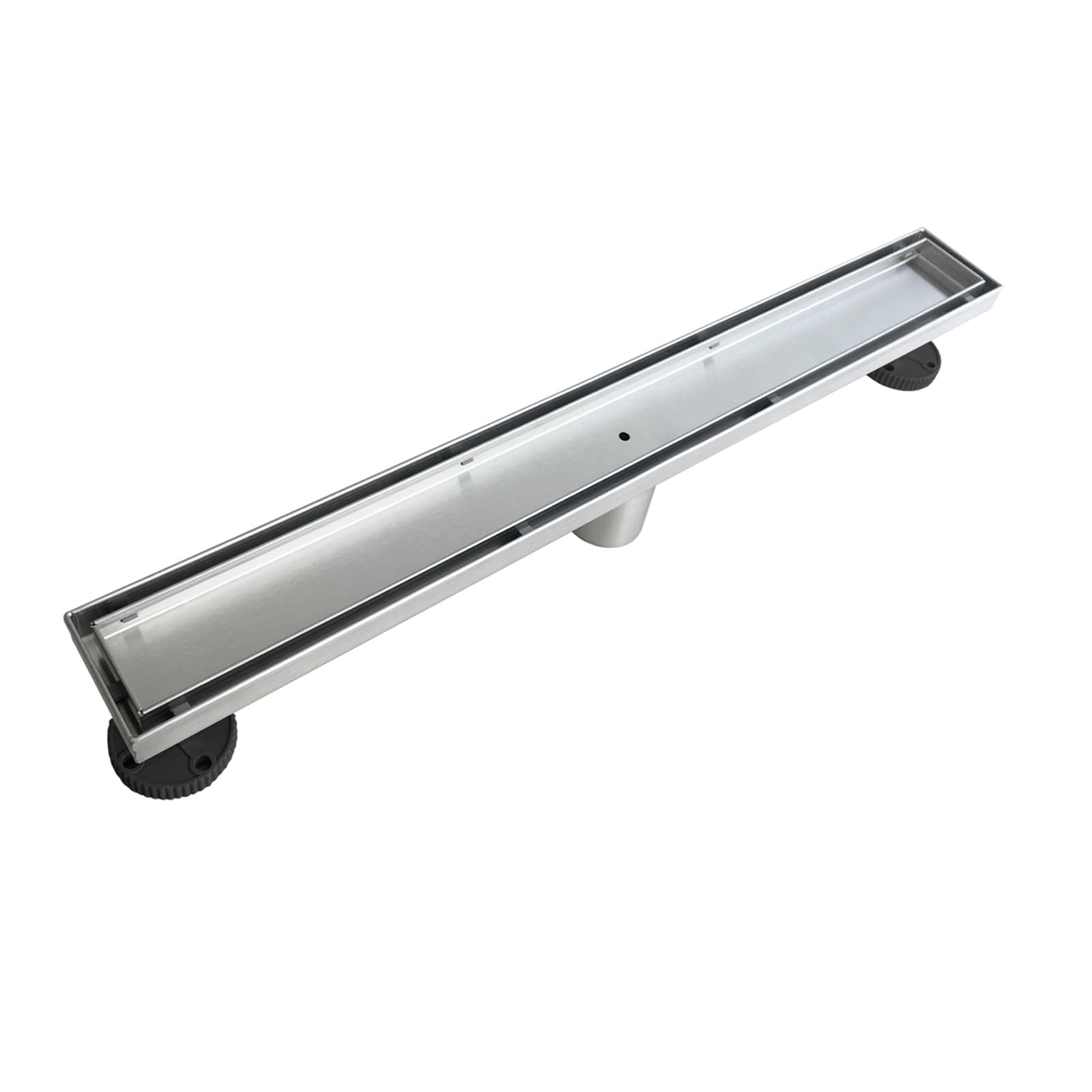 Neodrain 18-Inch Linear Shower Drain with Tile Insert Grate, Professional Brushed 304 Stainless Steel Rectangle Shower Floor Drain Manufacturer, Floor Shower Drain