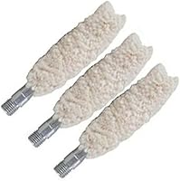 Vista 5 de Tipton Mopa de Ánima Paquete de 3 con Roscas 8-32, Construcción de Algodón para Aplicar Aceite de Arma, Solvente, Limpieza de Ánima, Mantenimiento