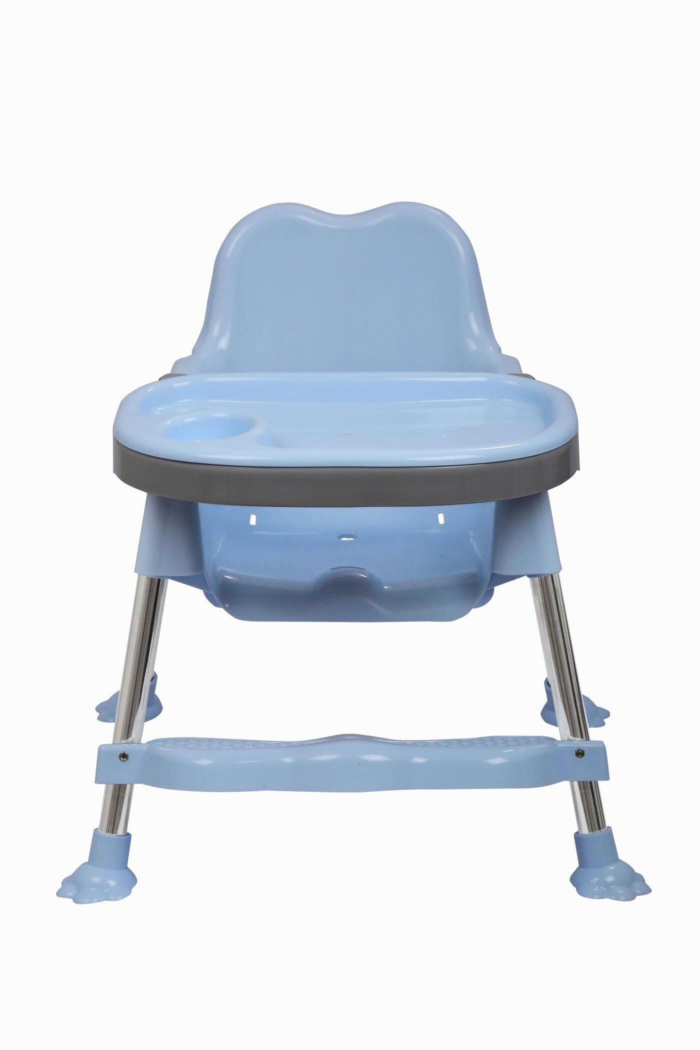 My Giraffe 3 in 1- Easy to Clean Bobo Blue Baby Dining Chair with Footrest and Tray, Upto 20 kgs(Light Blue) - Image 7 thumbnail
