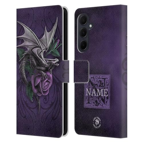 Samsung Galaxy A35 5G coque personnalisée Anne Stokes avec rangement cartes et support stand