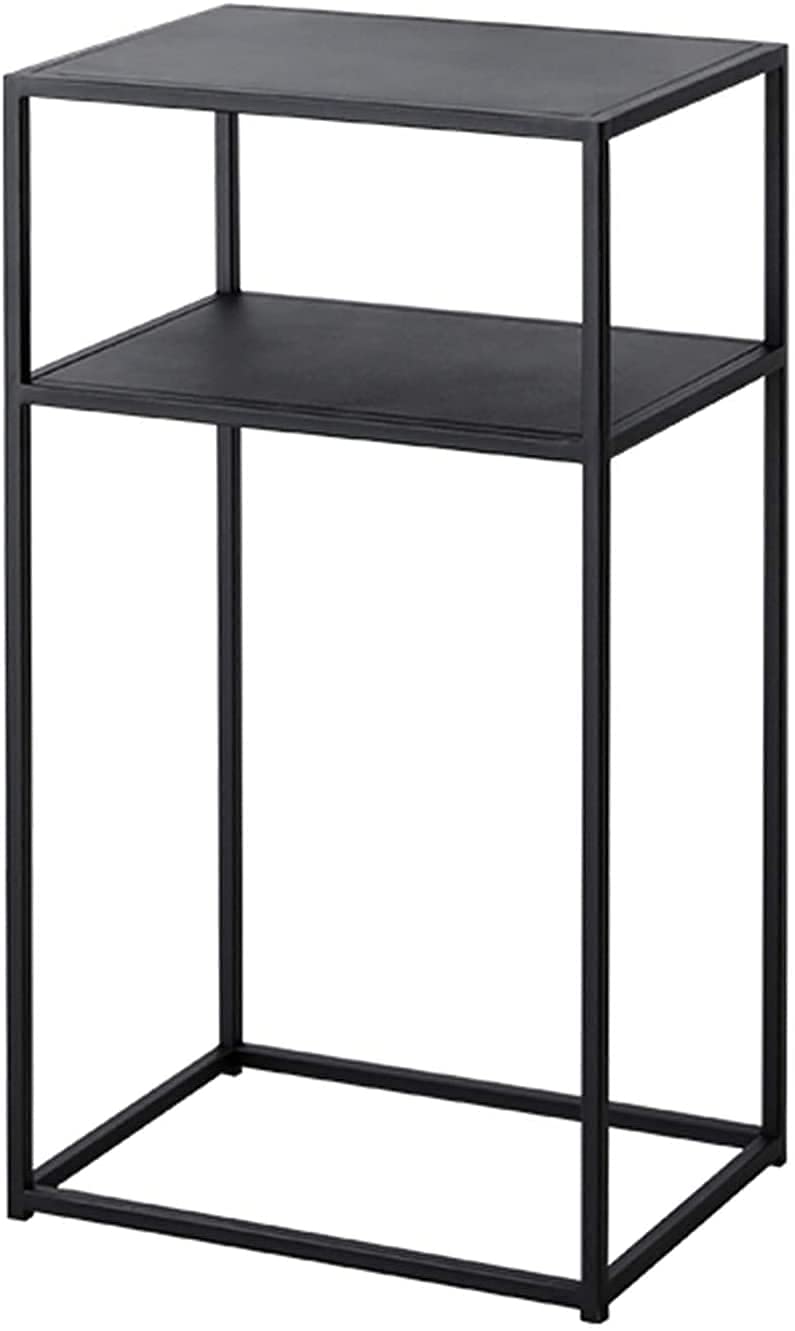 Table de chevet multifonctionnelle noire Ménage pour tout ranger à portée de main