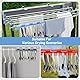 Parastar 6 Stück Socken Aufhänger Für Wäscheständer, Sockenhalter Wäscheständer Kunststoff, Sockentrockner Für Laundry Supplies, Sockentrockner Hängend Für Socken Und Unterwäsche