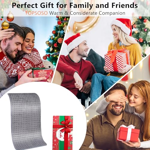 Extra Large 41x21 Electric Heating Pad for Back, Shoulders, and Neck Pain Relief - Collapsible with Fast Heat and 3 Settings