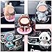 2 Pcs Doll Car Seat for 6.7 Inches (17cm) Dolls, Cute Car Air Vent Decoration Sofa for Blind Box Toys, Doll Accessories Suitable for Doll Fans Collectors Display