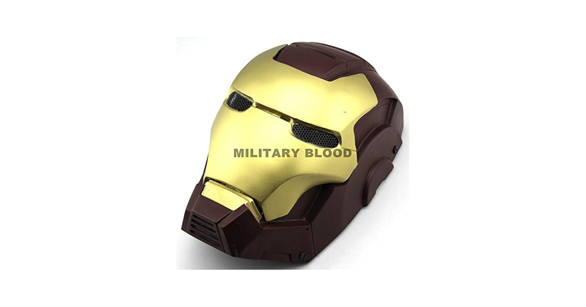 SALE アイアンマン IRONMANMask アイアンマンヘルメット GOLD XSociety®️ Gold Iron Man Helmet - MK5 Jarvis Iron Man Mask