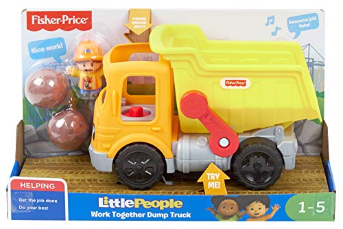 Fisher-Price Little People Work Together Dump Truck Musical Toddler Toy GKR56 – Bild 7