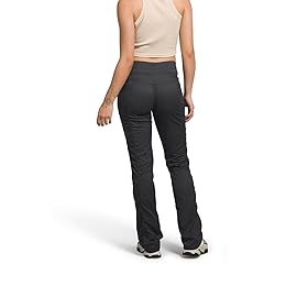 The North Face Women\'s Aphrodite 2.0 Pant | Moisture Wicking Hiking Pants, Water Repellent, UPF 40+, Rib Knit Waistband, Drawcord Leg Openings, Asphalt Grey-NPF, XX-Large Short