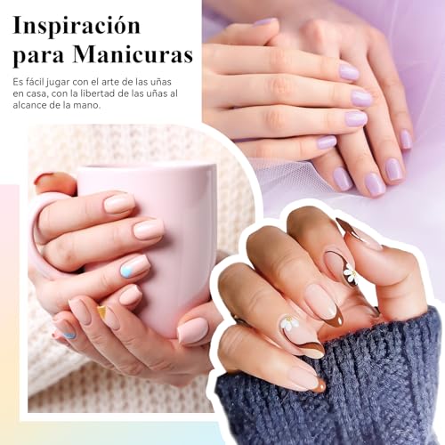 Esmaltes semipermanentes VANREESA kit de 60 piezas con 55 colores de coleccion y capas base top 3