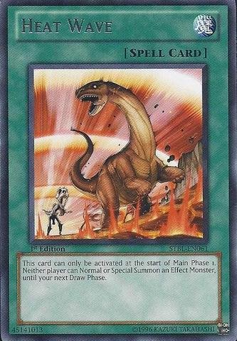 Amazon.com: Yu-Gi-Oh! - Heat Wave (STBL-EN061) - Starstrike Blast - 1st  Edition