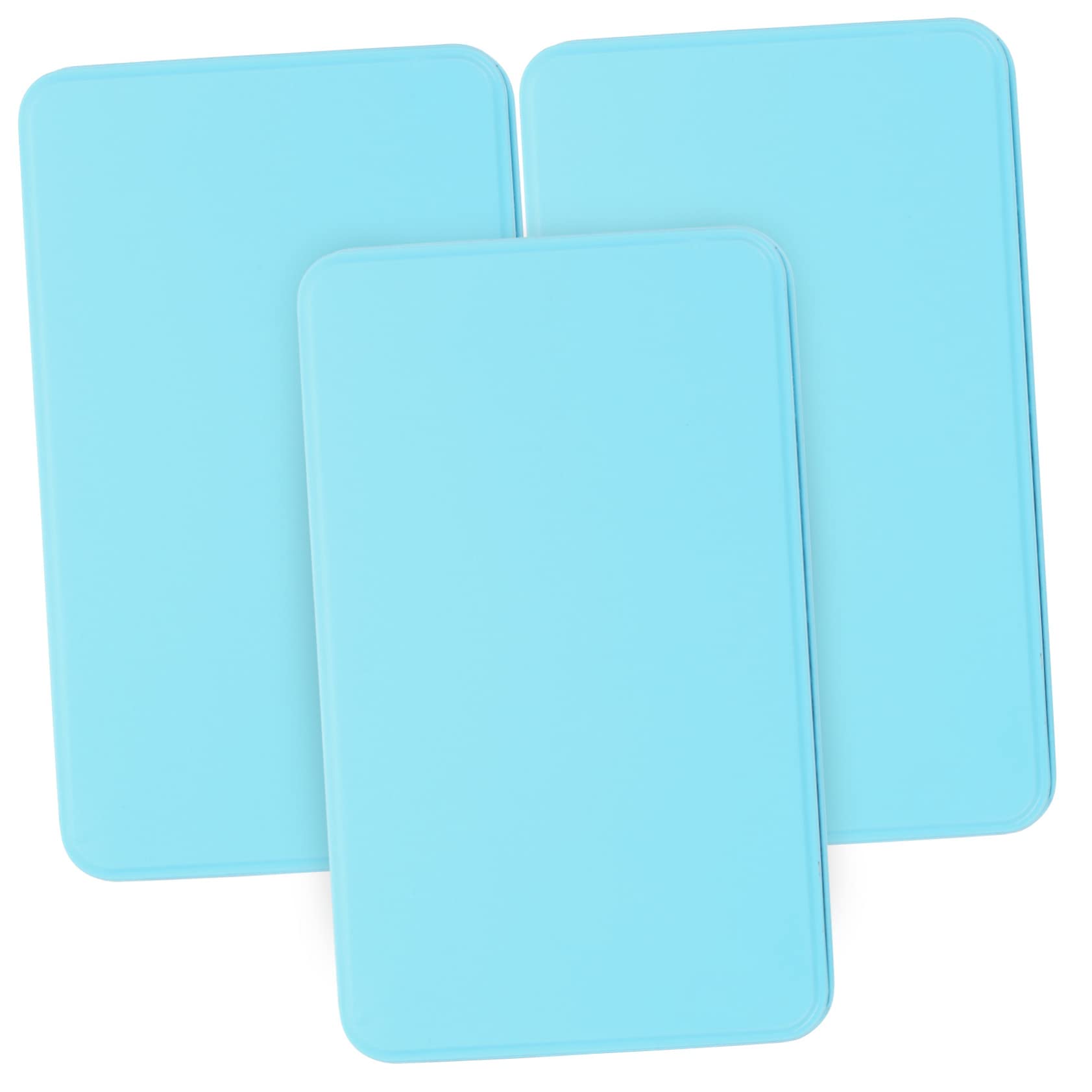 TOPBATHY Set da 4 Scatole di Metallo Rettangolari Coperchio Contenitori