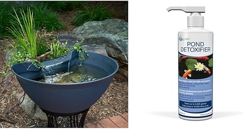 Miniatura 7 de Aquascape 78325 AquaGarden - Kit de agua para estanque y cascada, mide 23.5 pulgadas de diámetro y 9 78 pulgadas de alto y tratamiento de agua