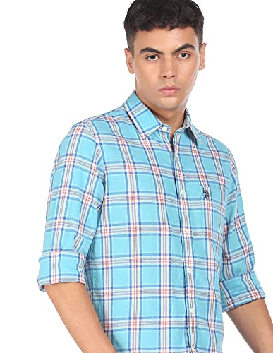 Image of U.S. POLO ASSN. Men's Cotton Regular Fit Button Down Shirt