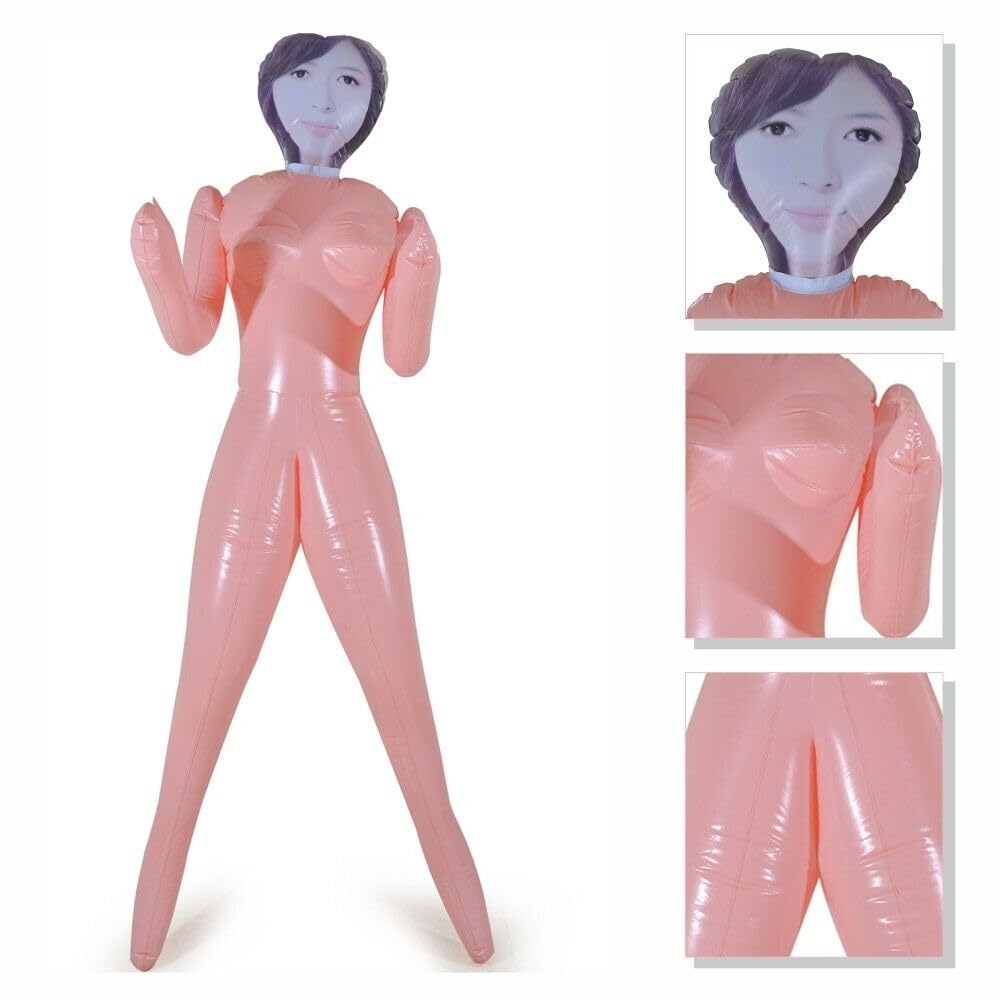 Bambola Gonfiabile Donna, Bambola Gonfiabile per Addio al Celibato, Sexy Gadget, Bambola Scherzo per Adulti e Compleanno 155 cm