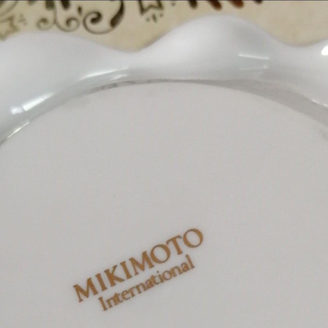 ミキモト プレート ホワイト 洋食器 食器 金彩 皿 シェル