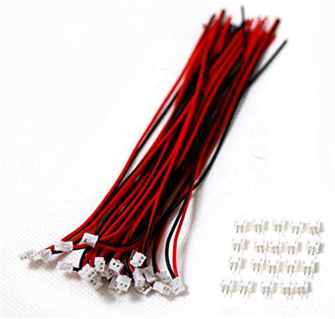 10 Sets Mini Micro ZH 1.5 2-Pin JST Connector with Wires Cables