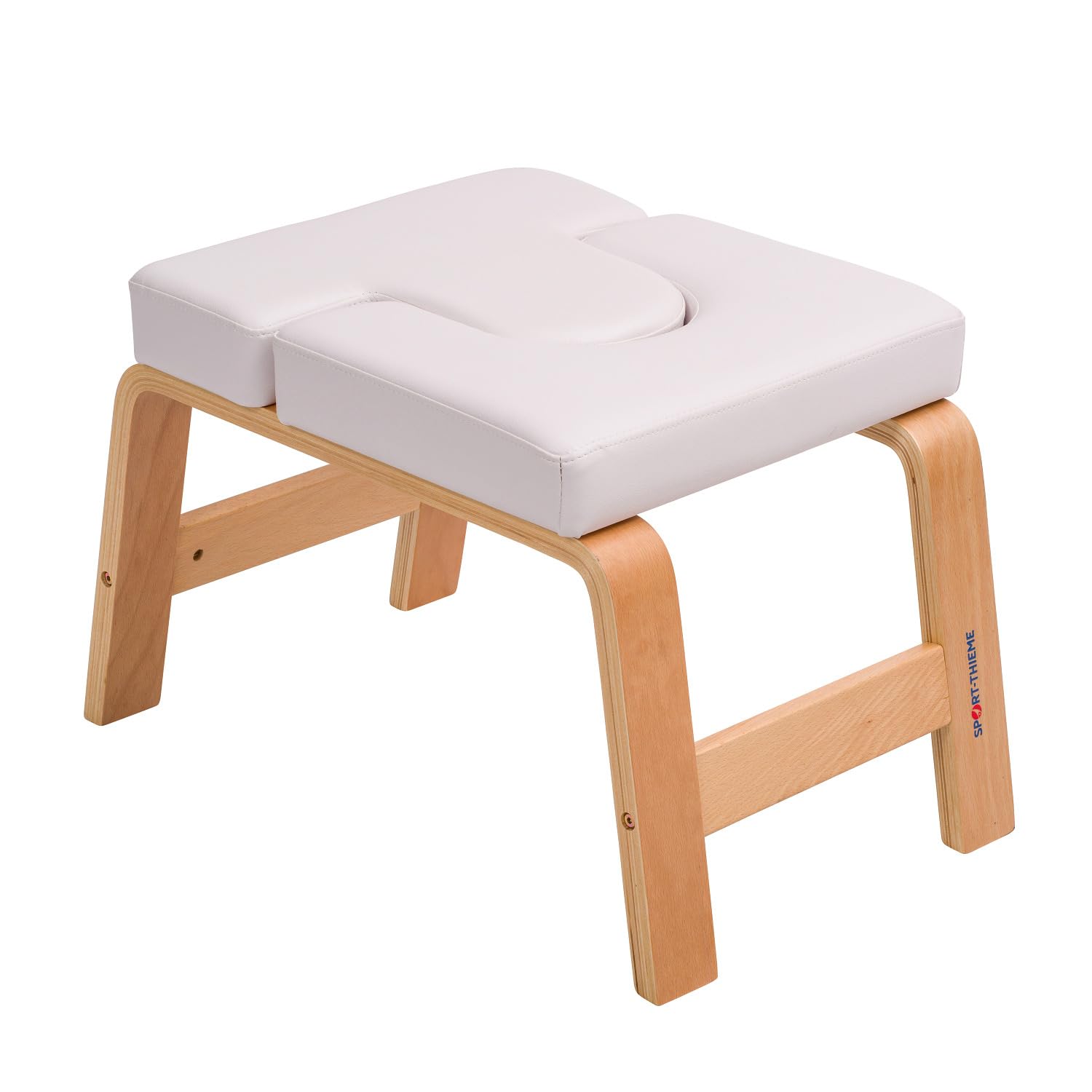 Sport-Thieme Kopfstandhocker Yoga | 2-in-1 Hocker und Sitzfläche | Schont Hals und Wirbelsäule | Muskeltraining | Gepolstert | Schwarz